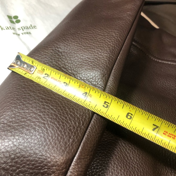 Kate Spade || NWOT || Dark Brown Large Shoulder Bag w/ Dustbag - Picture 11 of 13